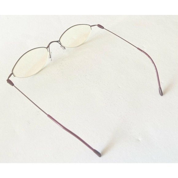 Silhouette Semi-Rimless Titanium Red Hinged Glasse main image 5